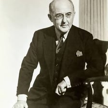 A portrait of publishing magnate Condé Nast