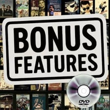A DVD disc and case representing a home-movie release with bonus features.