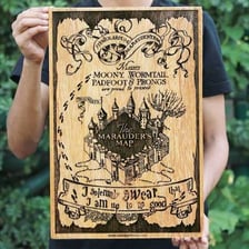 The magical Marauder’s Map from Harry Potter