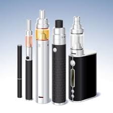 An electronic cigarette device used for vaping.