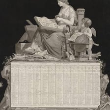 A calendar page marked with the end of one period and the start of another.