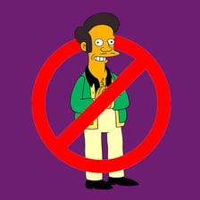 Apu Nahasapeemapetilon, a character from The Simpsons.
