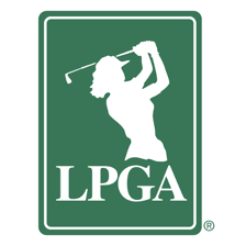 The logo of the Ladies Professional Golf Association.
