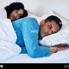 A couple arguing during an emotionally difficult breakup