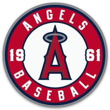 The Los Angeles Angels baseball logo featuring a halo