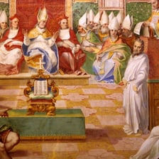 A Catholic official representing the pope at a formal ceremony.
