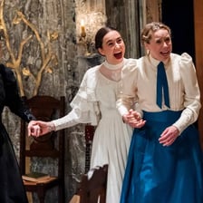 A stage production of Chekhov’s Three Sisters.