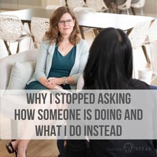 People having a conversation and discussing what they are doing.