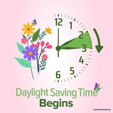 A clock being advanced during the daylight saving time change