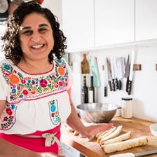 Portrait of chef and author Samin Nosrat