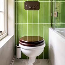 A clean bathroom with a toilet