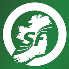 The logo of the Sinn Féin political party.