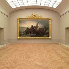 Emanuel Leutze's Washington Crossing the Delaware at the Metropolitan Museum of Art