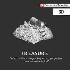 A pile of valuables representing plunder.