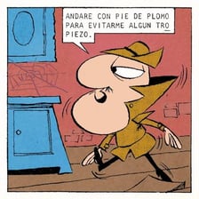 The pink animated panther character from The Pink Panther.