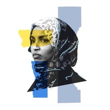 An official portrait of Representative Ilhan Omar