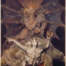 The number 666 shown in a dark symbolic religious context