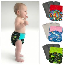 A washable cloth diaper designed for reuse