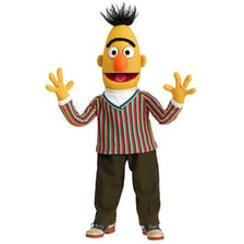 The red Sesame Street character Elmo.