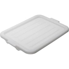 A plastic cover being attached by snapping it into place