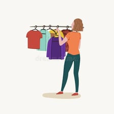 An illustration of one person clinging to another, representing a figurative hanger-on.