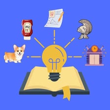 A visual emphasizing the central idea at the heart of a story.