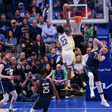 A Dallas Mavericks basketball player during a game