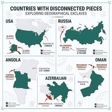 A map with a small inset locating an outlying territory