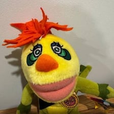 The colorful dragon puppet character H.R. Pufnstuf