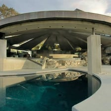 A dark fictional-style secret hideout
