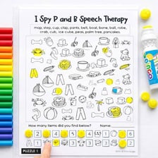 A speech therapist working on pronunciation