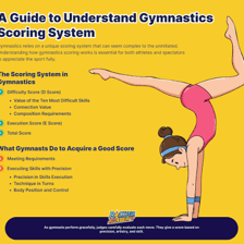 A gymnastics judge watching an athlete perform a routine.
