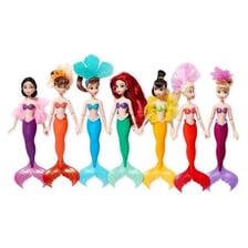 A depiction of Disney’s Ariel with her mermaid sisters