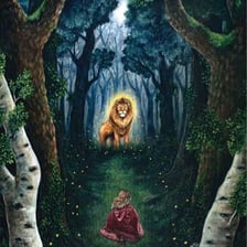 A fantasy illustration representing Narnia and its royal setting.