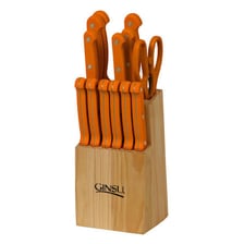 A set of Ginsu kitchen knives