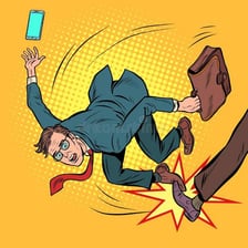 An illustration of a competition being unfairly fixed.
