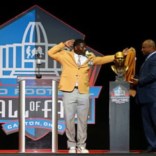 A hall of fame induction ceremony