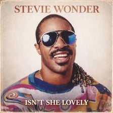 Stevie Wonder performing or associated with “Isn't She Lovely”