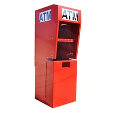 Automated teller machine at a bank