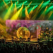 The Flaming Lips performing onstage