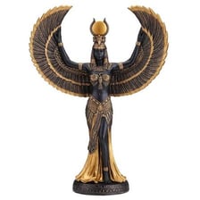 An ancient Egyptian depiction of the goddess Isis.
