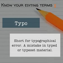 A document containing several obvious mistakes