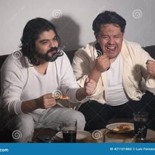 People reacting with enthusiasm to something impressive