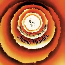 The album cover for Stevie Wonder’s “Songs in the Key of Life”