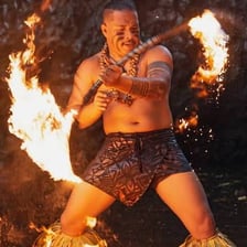 Dancers performing the traditional Samoan Siva dance