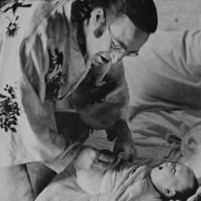 Photographs of John Lennon and Sean Ono Lennon