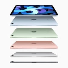 An Apple iPad tablet computer