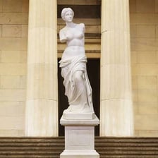 A statue standing on a pedestal