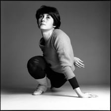 Portrait of choreographer Twyla Tharp.