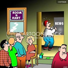 An illustration of someone ransacking a room.